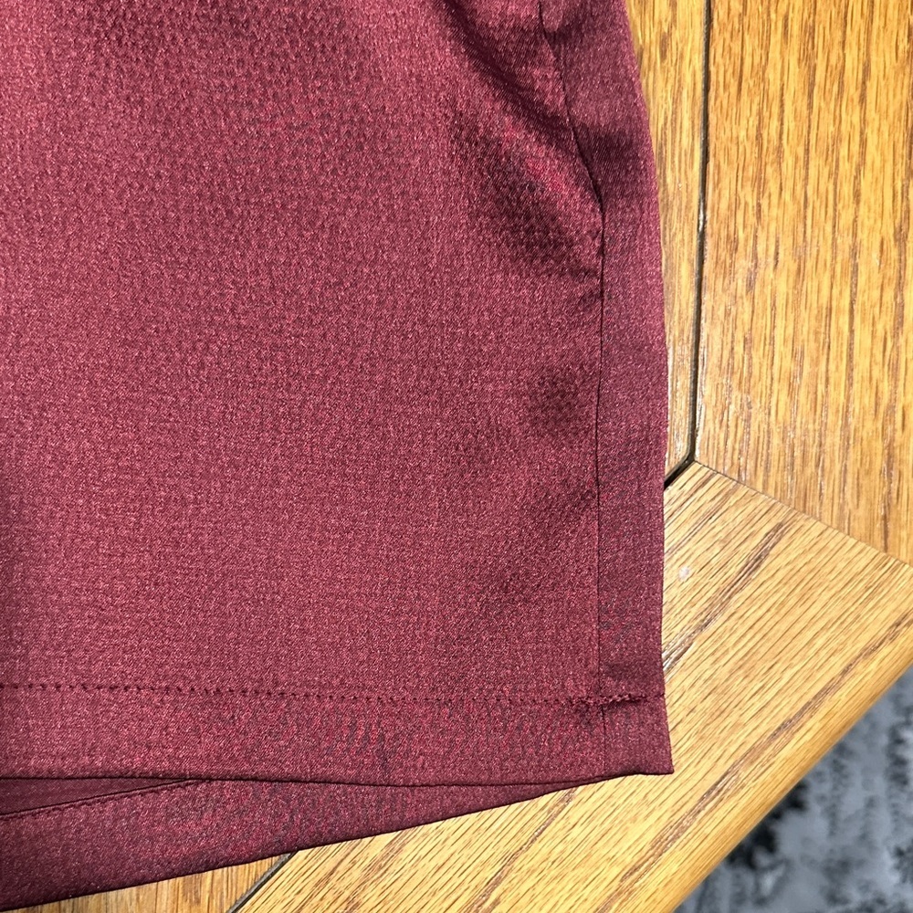 *FREE PEOPLE* Burgundy Mini All The Way Skirt Size 6 - Picture 5 of 6